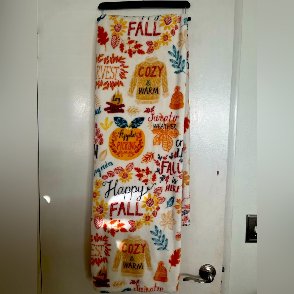 Cozy and cute fall blanket